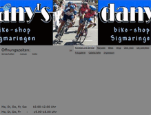 Tablet Screenshot of danysbikeshop.de